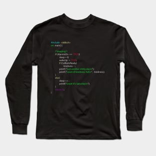 Morning Code Long Sleeve T-Shirt